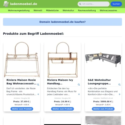 Screenshot ladenmoebel.de