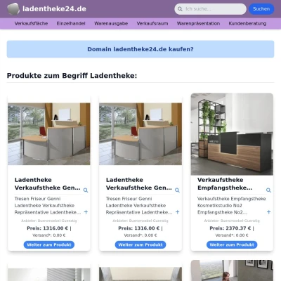 Screenshot ladentheke24.de