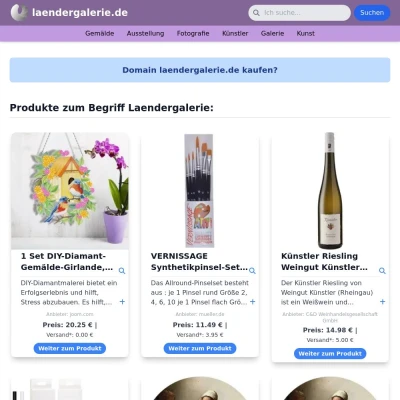 Screenshot laendergalerie.de