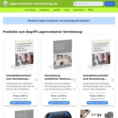 Screenshot lagercontainer-vermietung.de