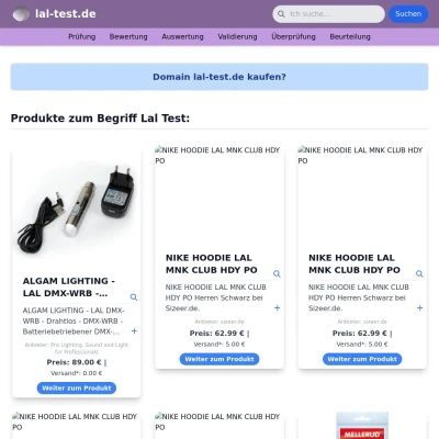 Screenshot lal-test.de