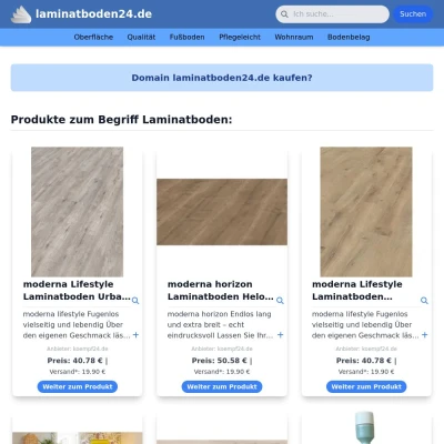 Screenshot laminatboden24.de