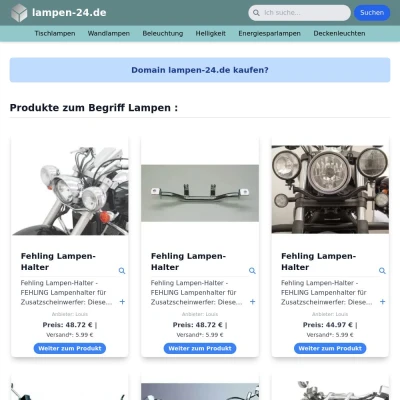 Screenshot lampen-24.de