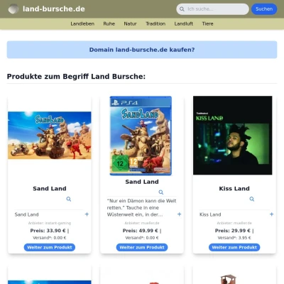 Screenshot land-bursche.de