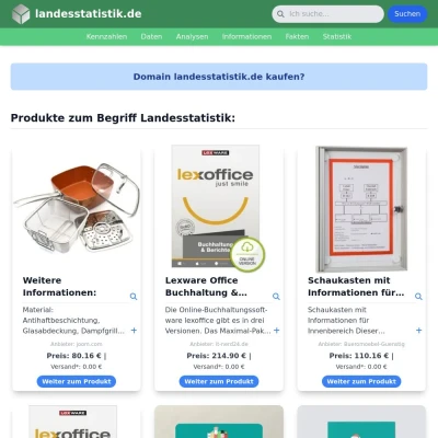 Screenshot landesstatistik.de