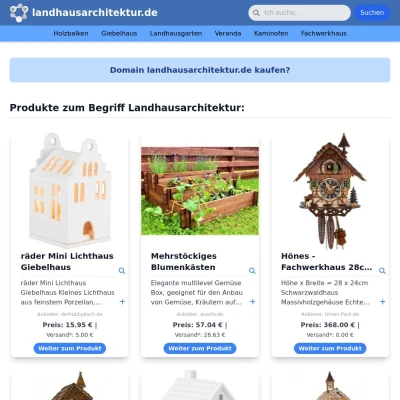 Screenshot landhausarchitektur.de