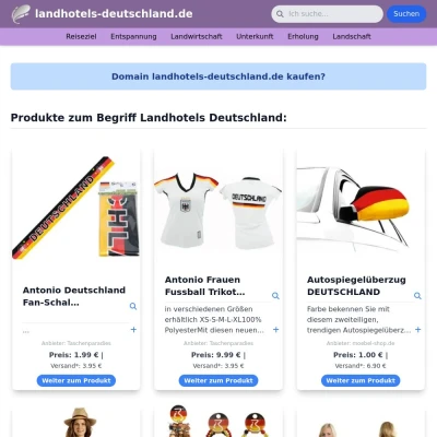 Screenshot landhotels-deutschland.de