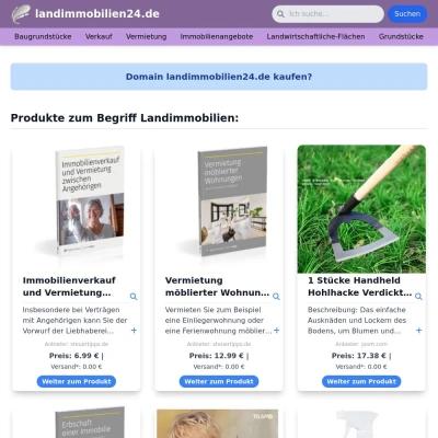 Screenshot landimmobilien24.de