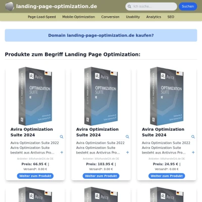 Screenshot landing-page-optimization.de