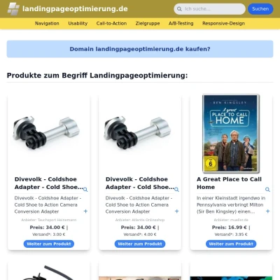 Screenshot landingpageoptimierung.de