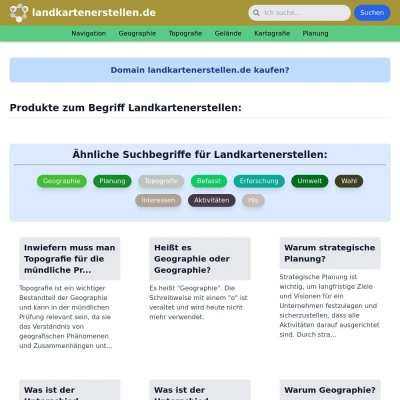 Screenshot landkartenerstellen.de