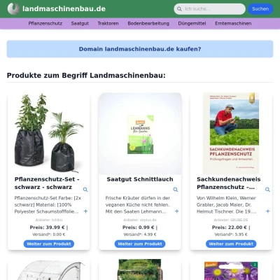 Screenshot landmaschinenbau.de