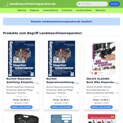 Screenshot landmaschinenreparatur.de