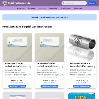 Screenshot landmatrosen.de