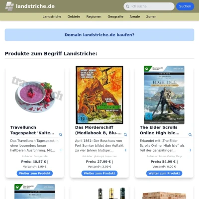 Screenshot landstriche.de