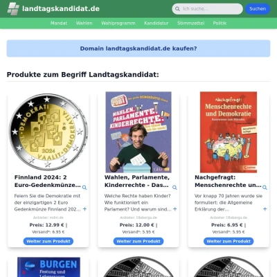 Screenshot landtagskandidat.de