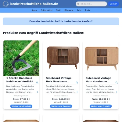 Screenshot landwirtschaftliche-hallen.de