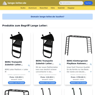 Screenshot lange-leiter.de