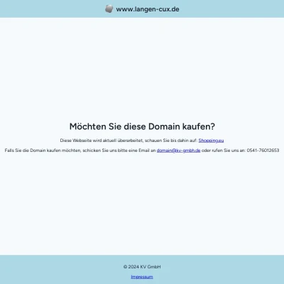 Screenshot langen-cux.de