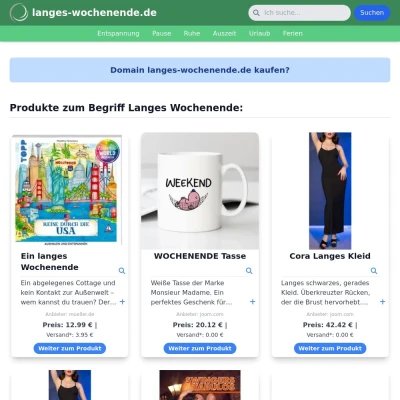 Screenshot langes-wochenende.de