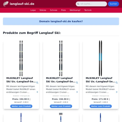 Screenshot langlauf-ski.de