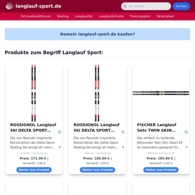 Screenshot langlauf-sport.de