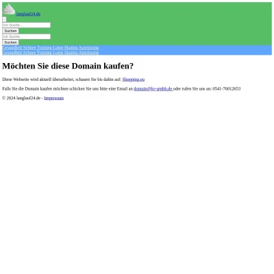 Screenshot langlauf24.de