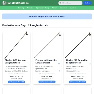 Screenshot langlaufstock.de