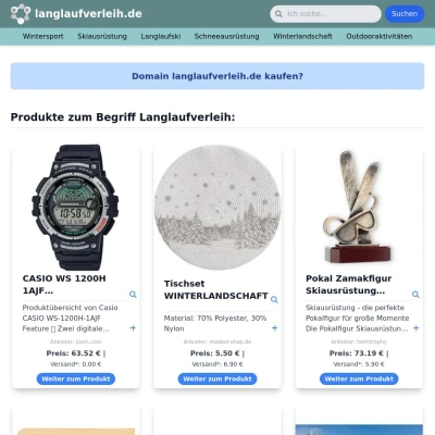Screenshot langlaufverleih.de