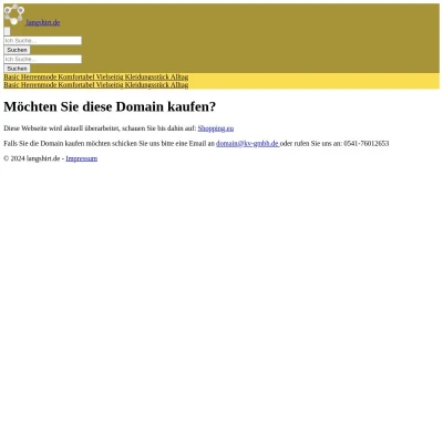 Screenshot langshirt.de