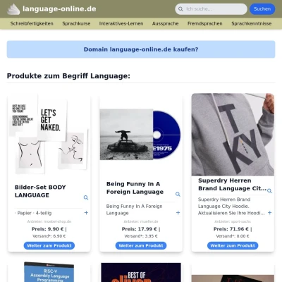 Screenshot language-online.de