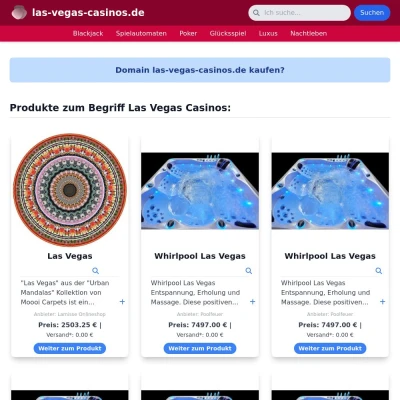 Screenshot las-vegas-casinos.de