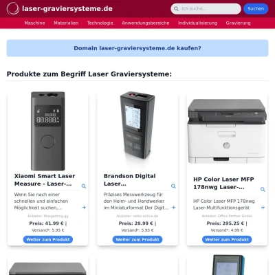 Screenshot laser-graviersysteme.de