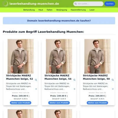 Screenshot laserbehandlung-muenchen.de