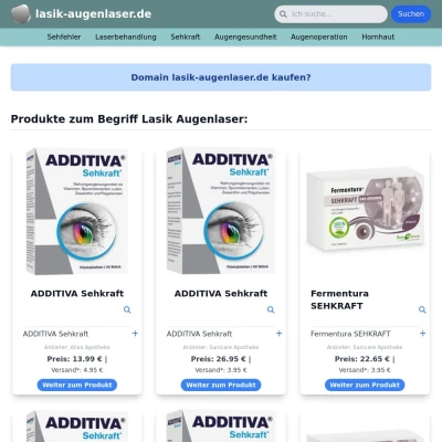 Screenshot lasik-augenlaser.de