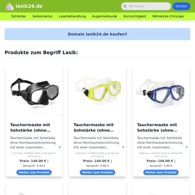 Screenshot lasik24.de