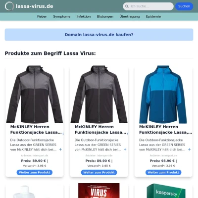 Screenshot lassa-virus.de