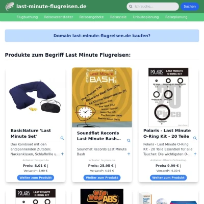 Screenshot last-minute-flugreisen.de