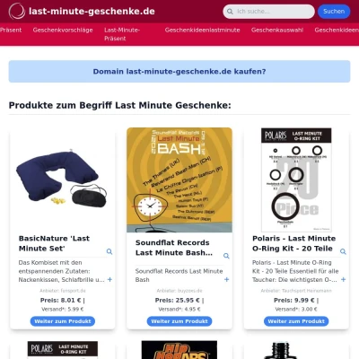 Screenshot last-minute-geschenke.de