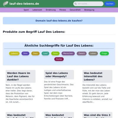 Screenshot lauf-des-lebens.de