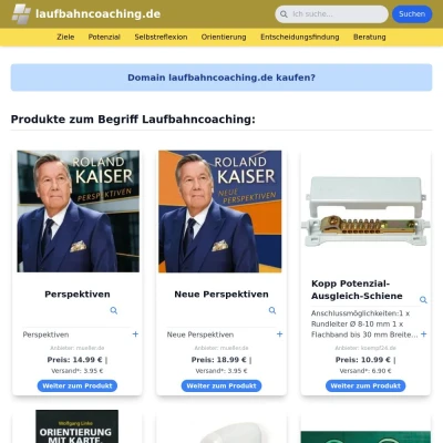 Screenshot laufbahncoaching.de