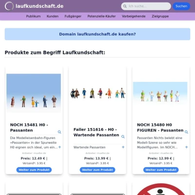 Screenshot laufkundschaft.de