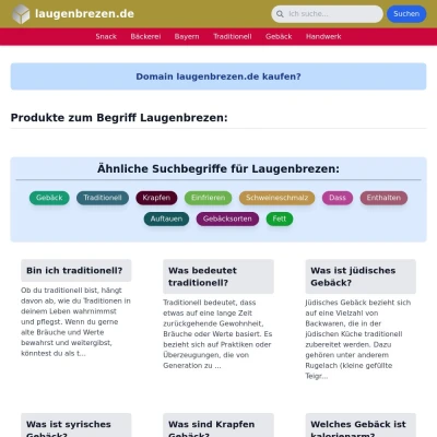 Screenshot laugenbrezen.de