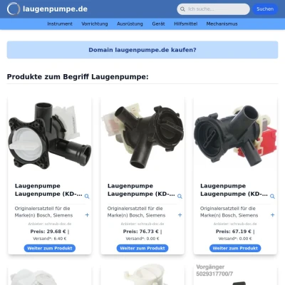 Screenshot laugenpumpe.de