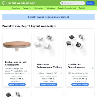 Screenshot layout-webdesign.de