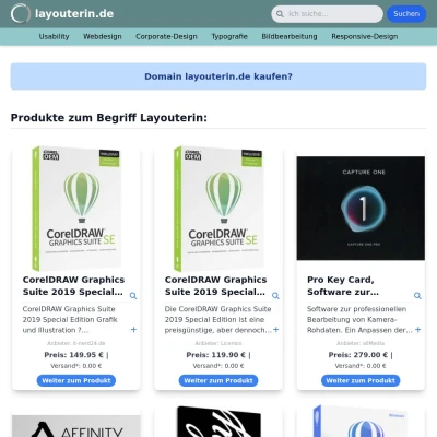 Screenshot layouterin.de