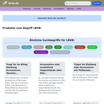 Screenshot lbvb.de