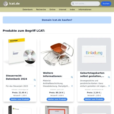 Screenshot lcat.de