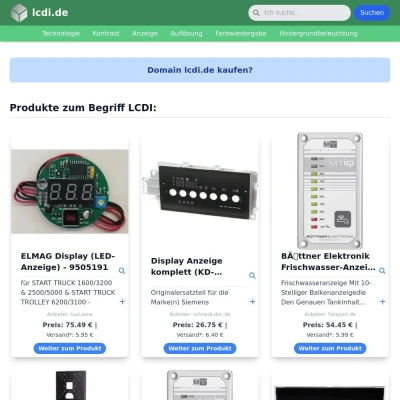 Screenshot lcdi.de