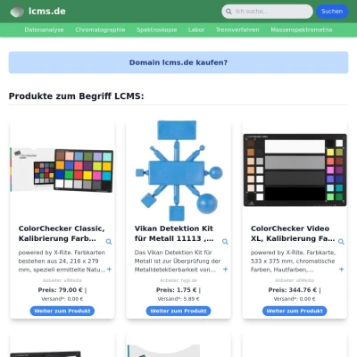 Screenshot lcms.de